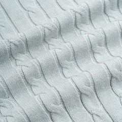 Áo Polo Dệt Kim Premium Twist- Xanh Nhạt