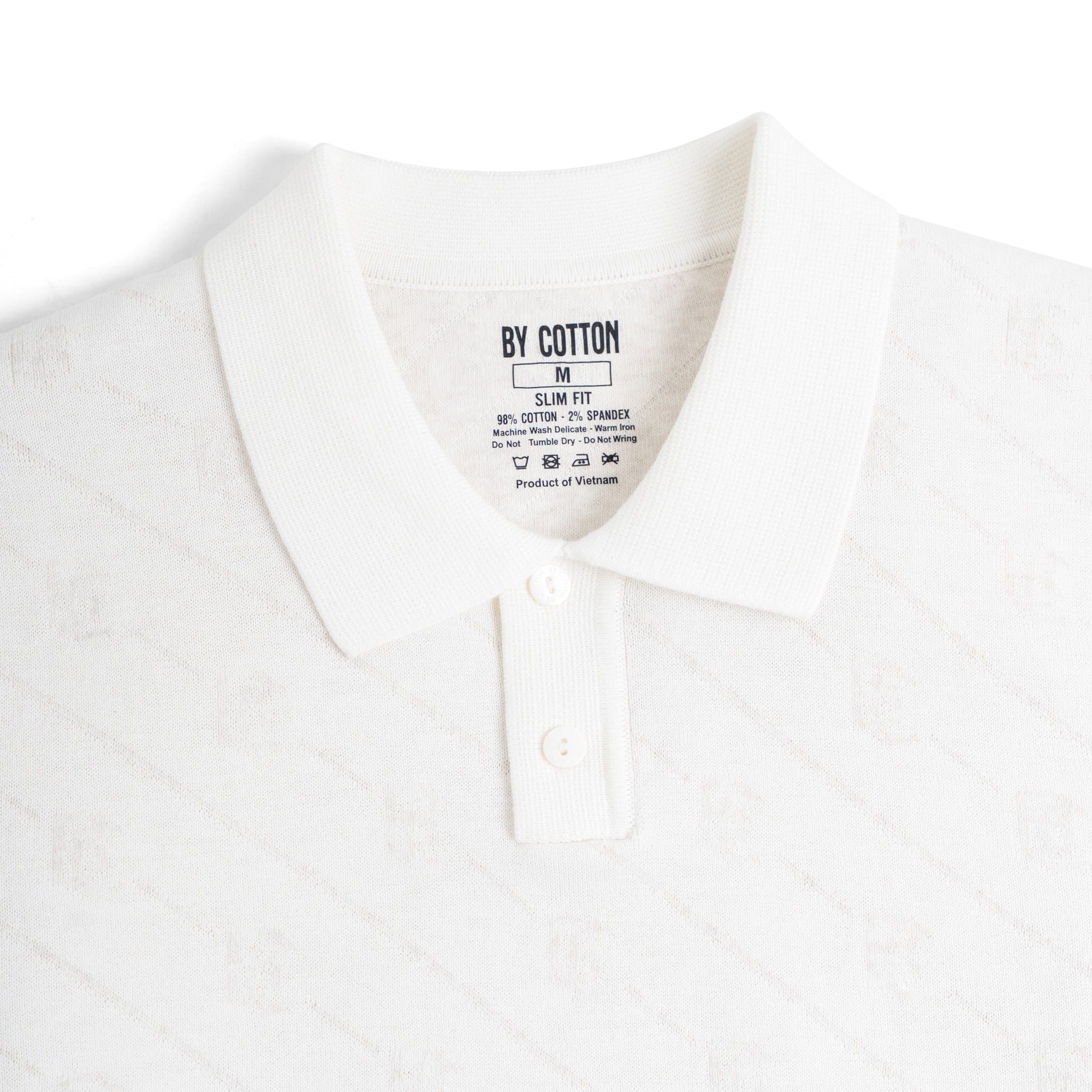 Áo Polo Dệt Kim By Cotton Monogram