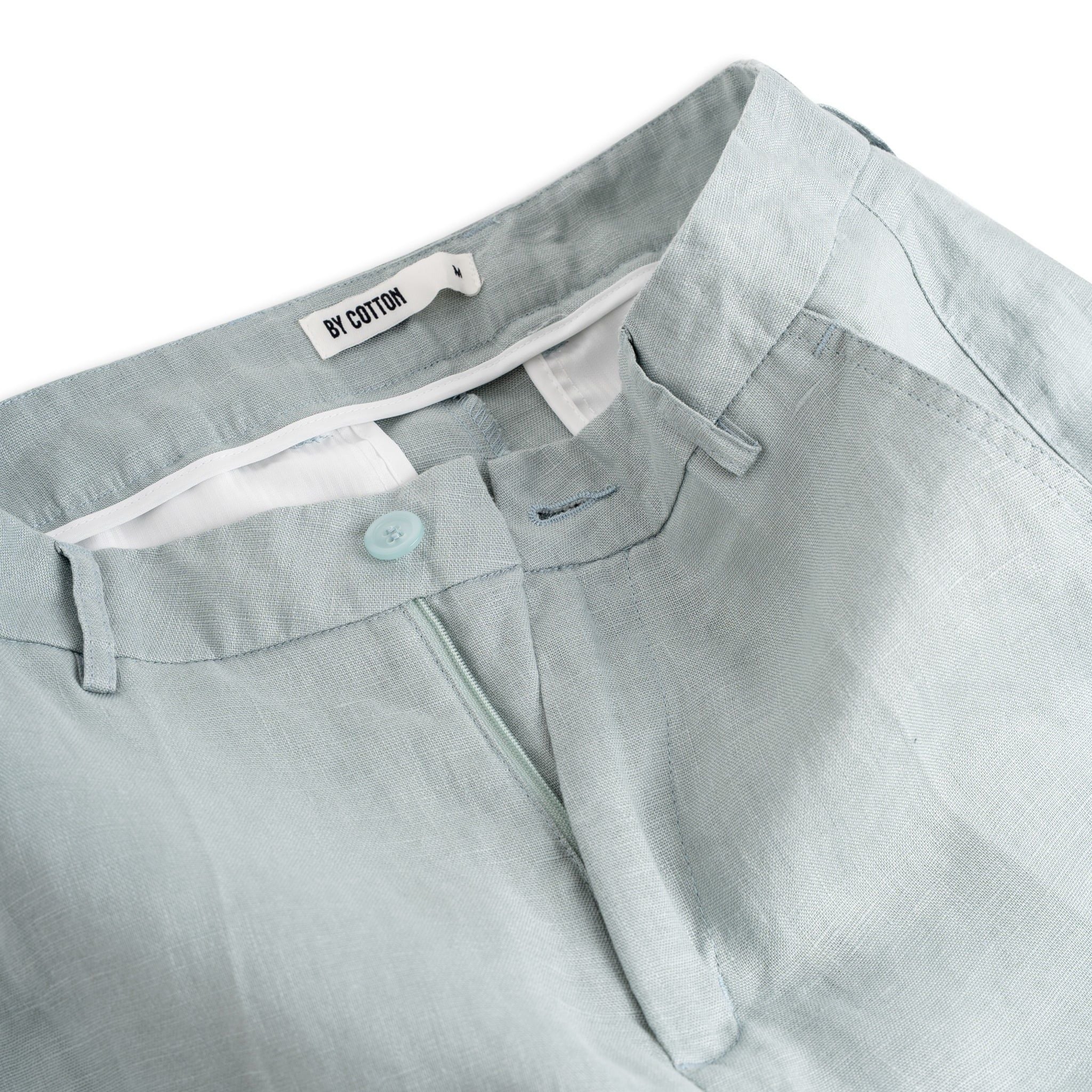 Quần Short Linen Bycotton - SS2 - Xanh Nhạt