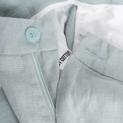 Quần Short Linen Bycotton - SS2 - Xanh Nhạt