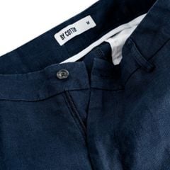 Quần Short Linen Bycotton - SS2 - Xanh Đen