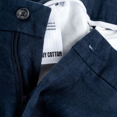 Quần Short Linen Bycotton - SS2 - Xanh Đen