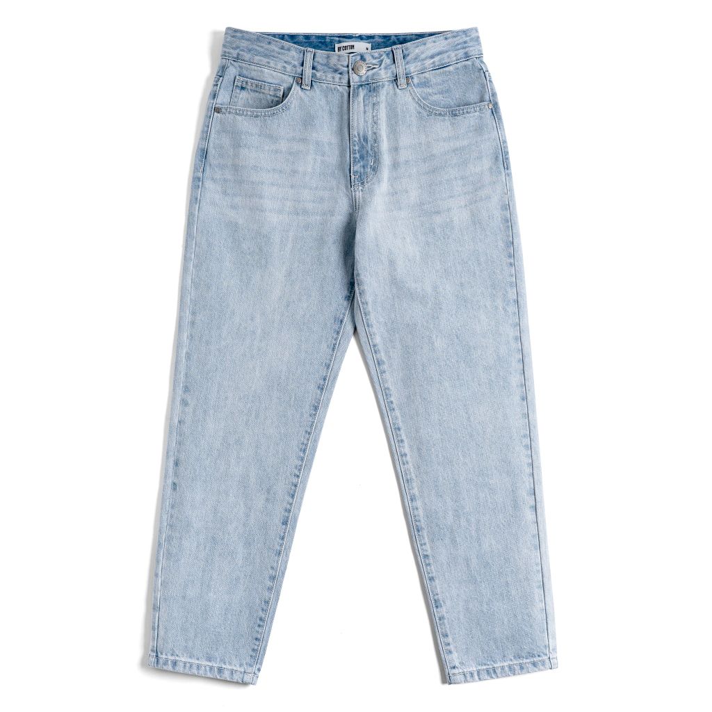 Quần Jeans Dài By Cotton Regular Xanh Nhạt