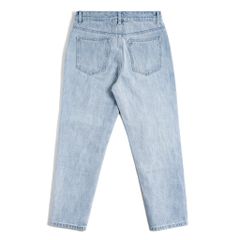 Quần Jeans Dài By Cotton Carrot Fit Xanh Nhạt