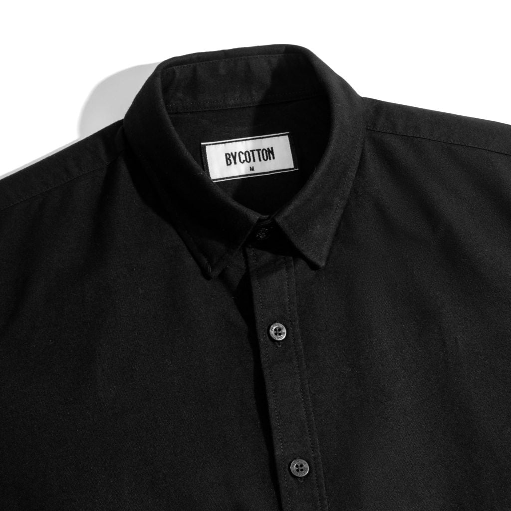 Áo Sơ Mi Nam By Cotton Oxford Đen