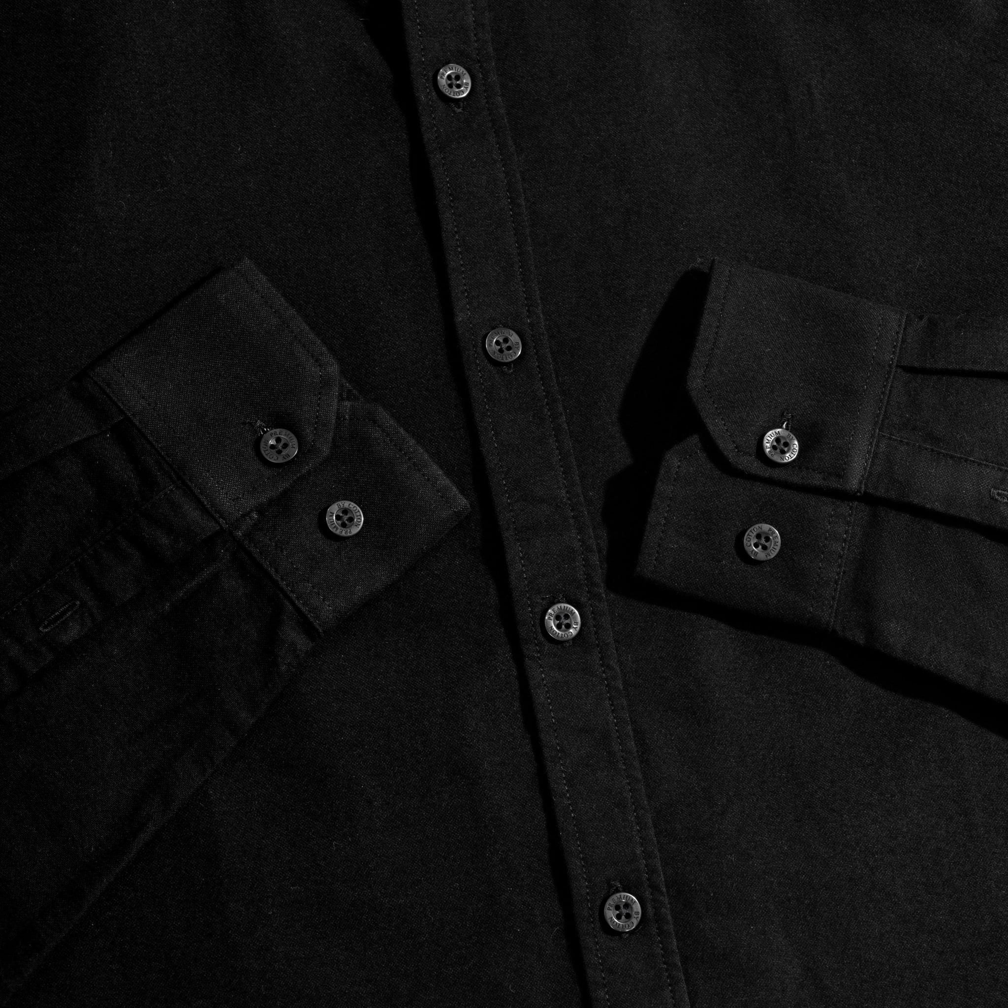 Áo Sơ Mi Nam By Cotton Oxford Đen