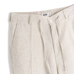 Quần Dài Linen Dây Rút Form Straight Fit