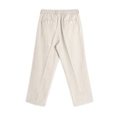 Quần Dài Linen Dây Rút Form Straight Fit