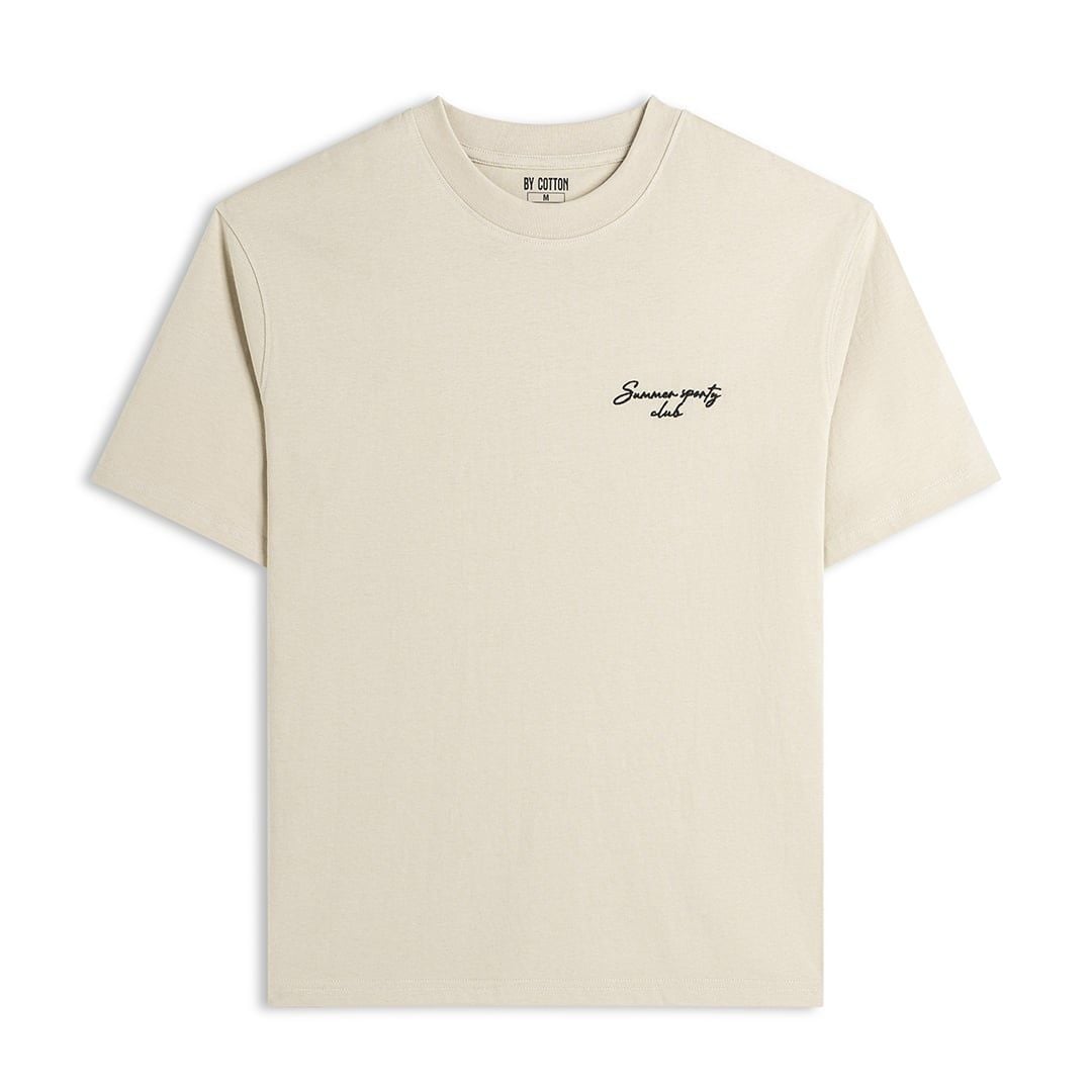 Áo Thun Cotton In Góc Ngực San Diego Form Boxy