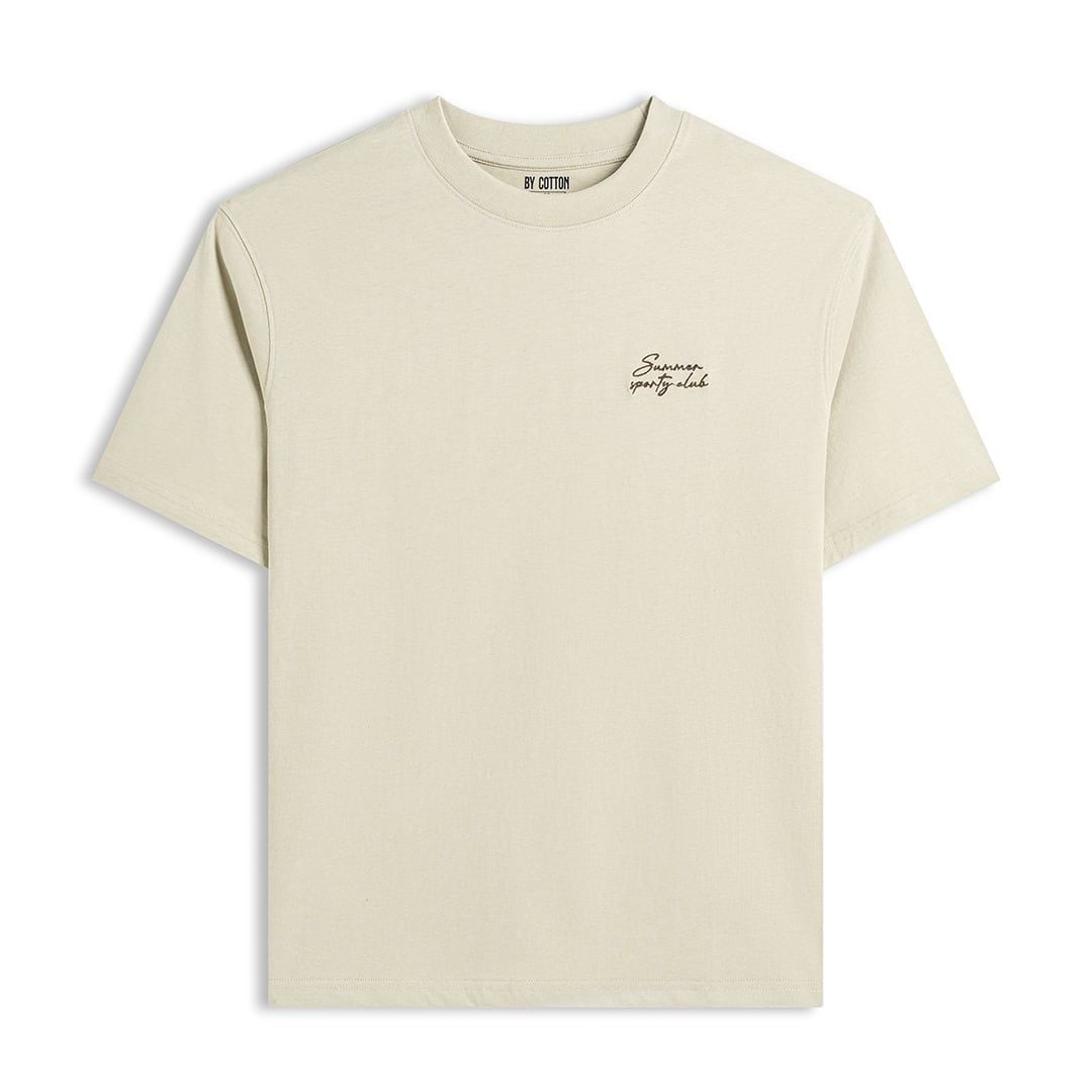 Áo Thun Cotton In Góc Ngực San Diego Form Boxy