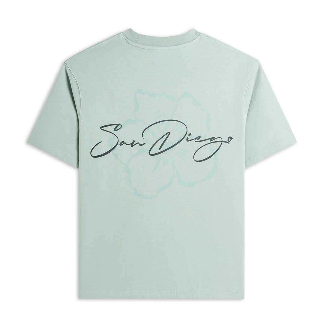 Áo Thun Cotton In Góc Ngực San Diego Form Boxy