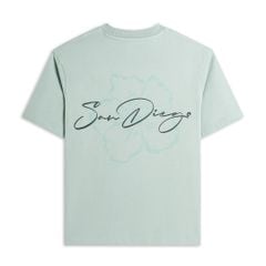 Áo Thun Cotton In Góc Ngực San Diego Form Boxy