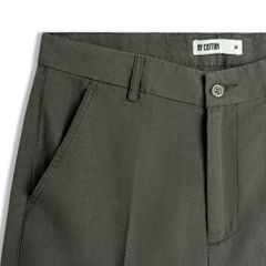 Quần Short Tencel Linen - Rêu Xám