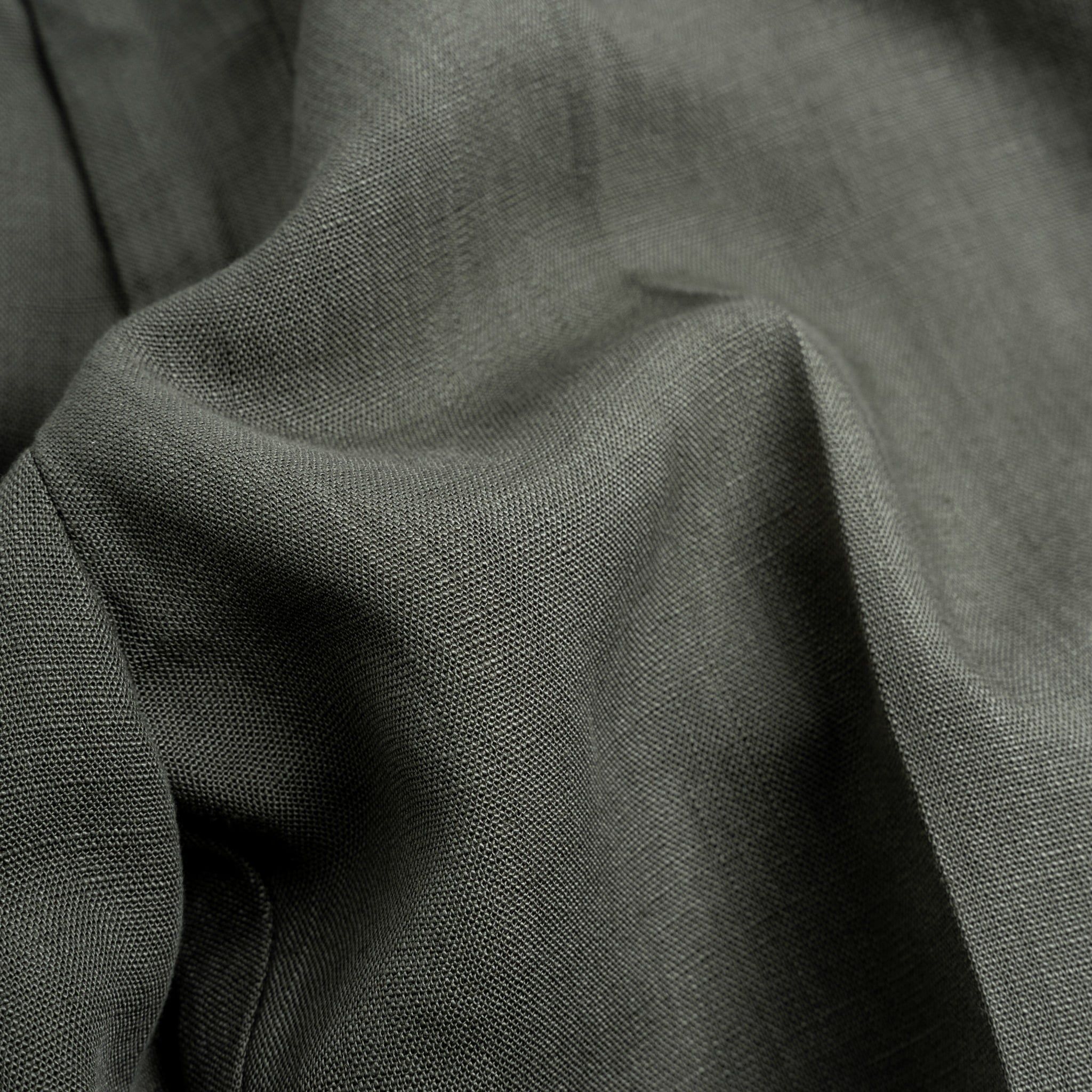 Quần Short Tencel Linen - Rêu Xám