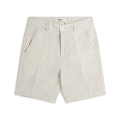 Quần Short Tencel Linen - Xám Nhạt