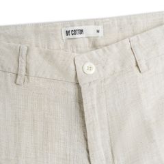 Quần Short Tencel Linen - Xám Nhạt