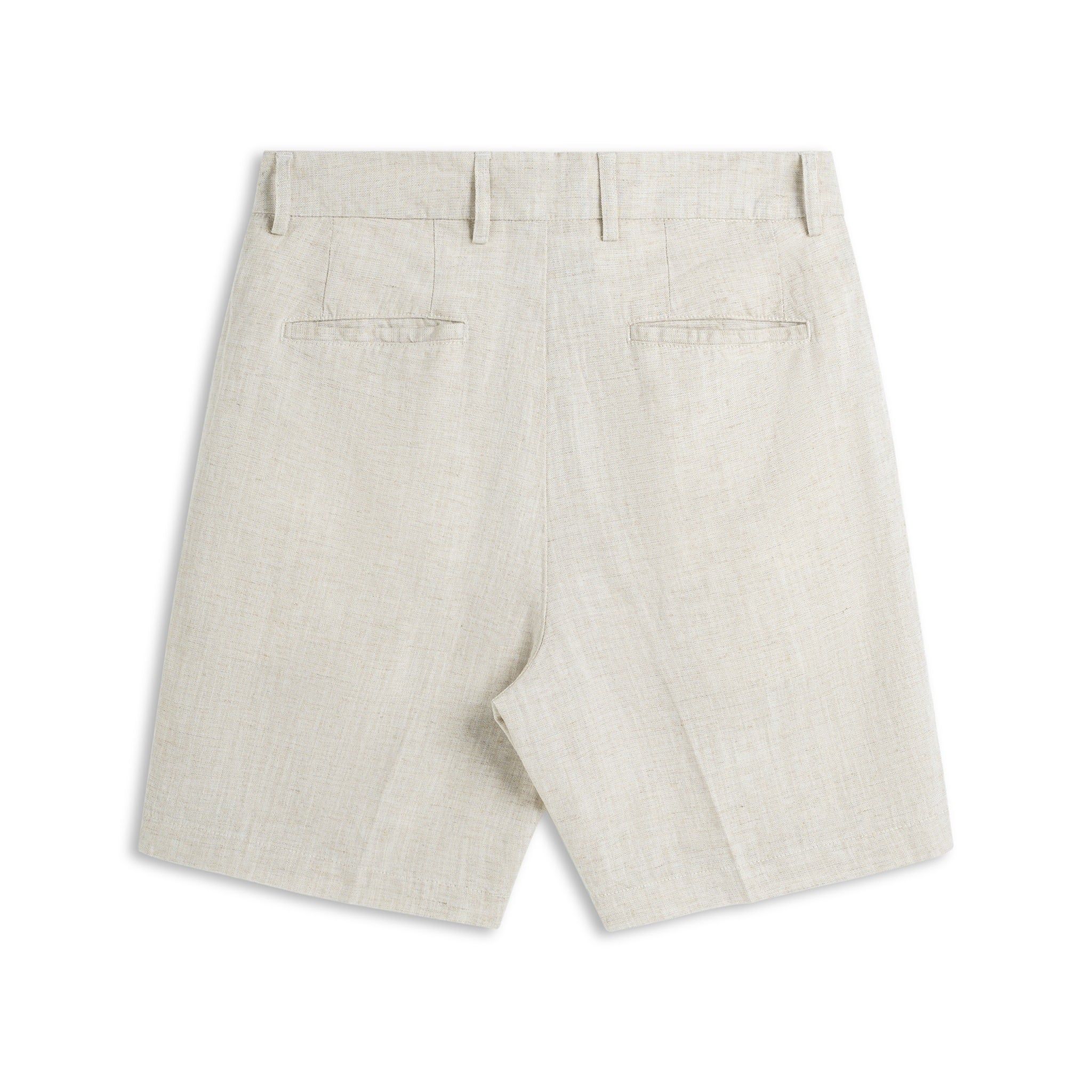 Quần Short Tencel Linen - Xám Nhạt