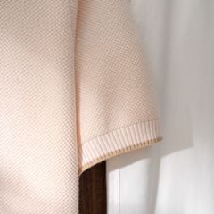 Áo Polo Dệt Kim By Cotton Melange Hồng SS2