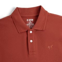 Áo Thun Polo By Cotton Basic Pique 2.0 - Cam Gạch