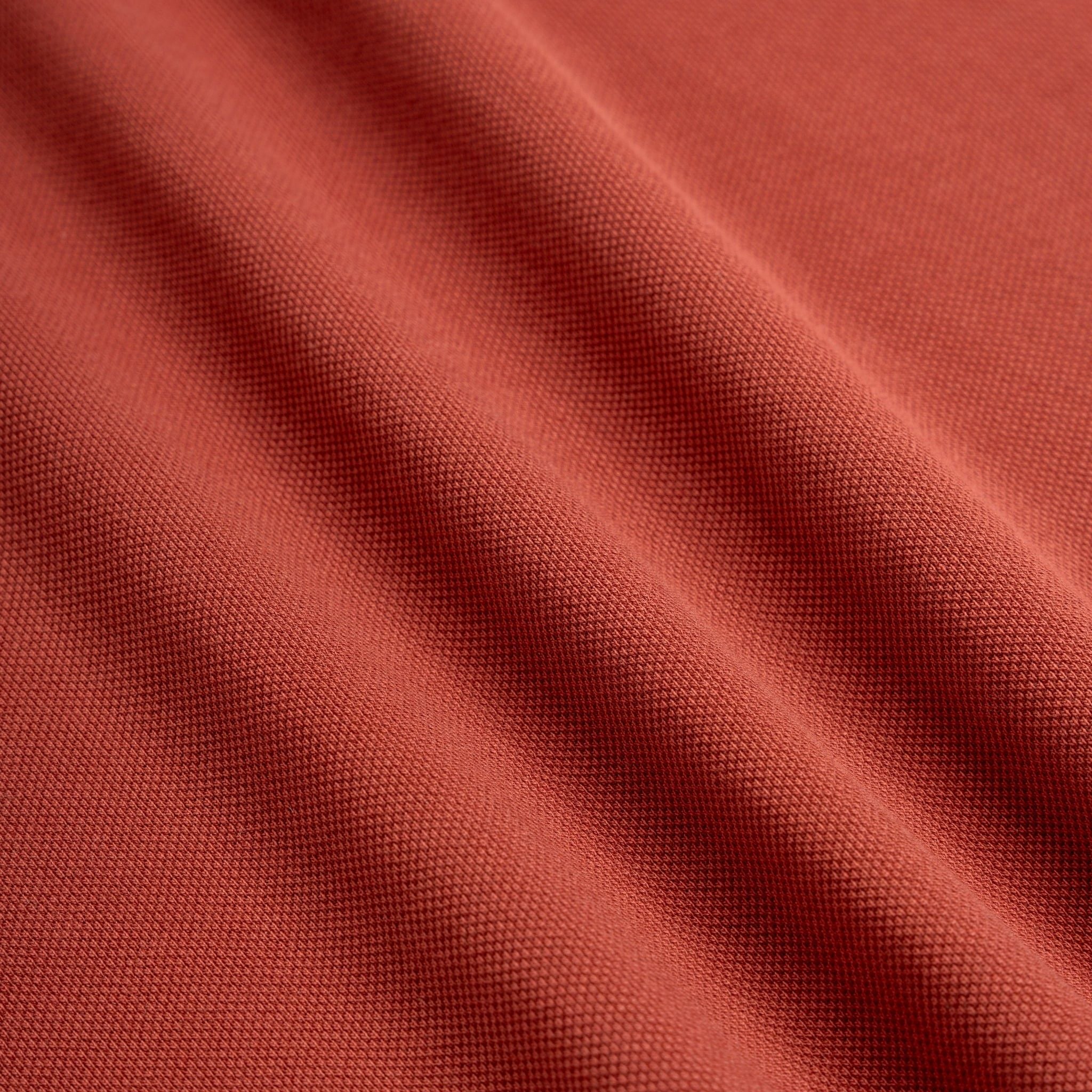 Áo Thun Polo By Cotton Basic Pique 2.0 - Cam Gạch