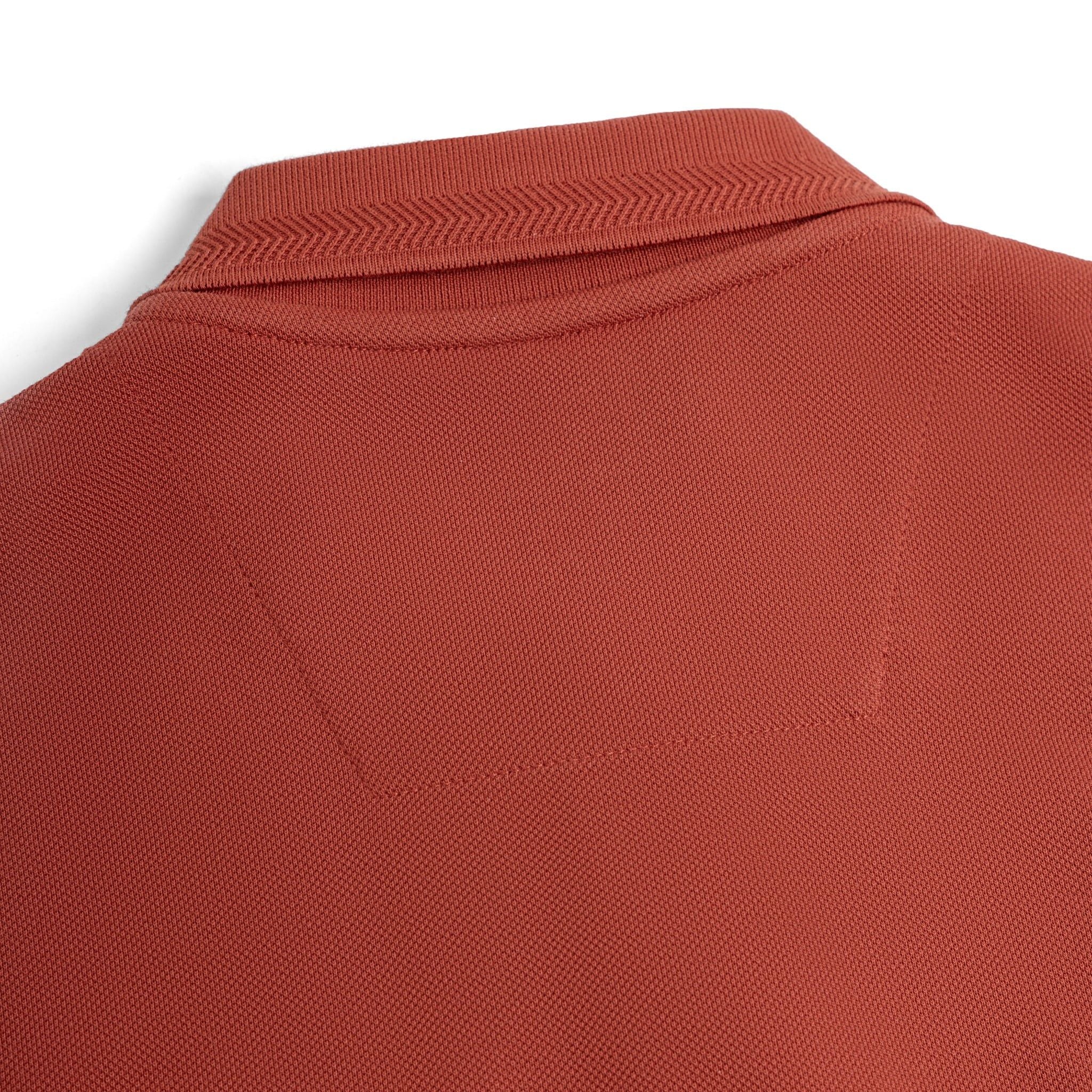 Áo Thun Polo By Cotton Basic Pique 2.0 - Cam Gạch