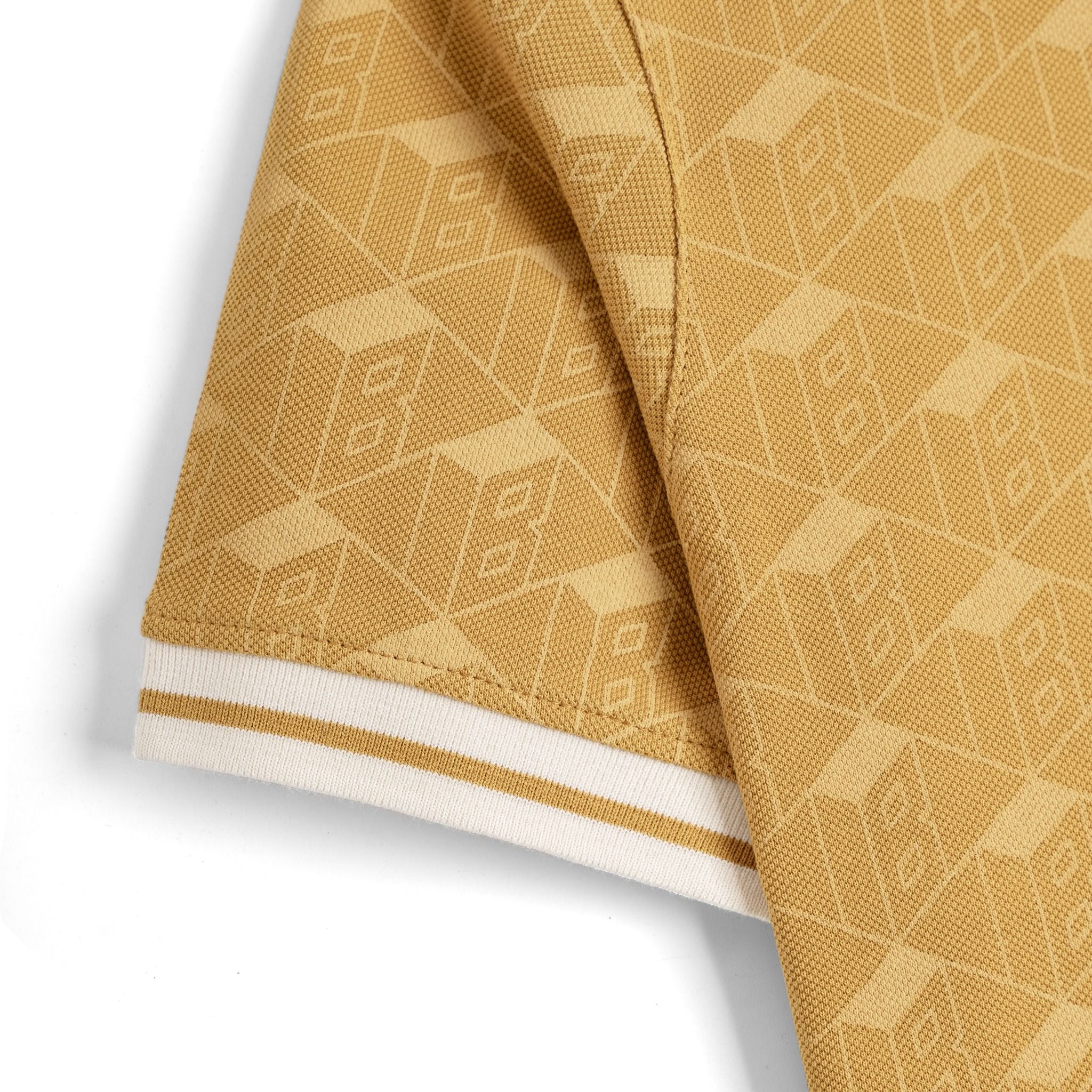 Áo Thun Polo By Cotton Pique 2.0 Monogram - Vàng Đậm