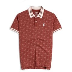 Áo Thun Polo By Cotton Pique 2.0 Monogram - Cam Gạch