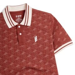 Áo Thun Polo By Cotton Pique 2.0 Monogram - Cam Gạch