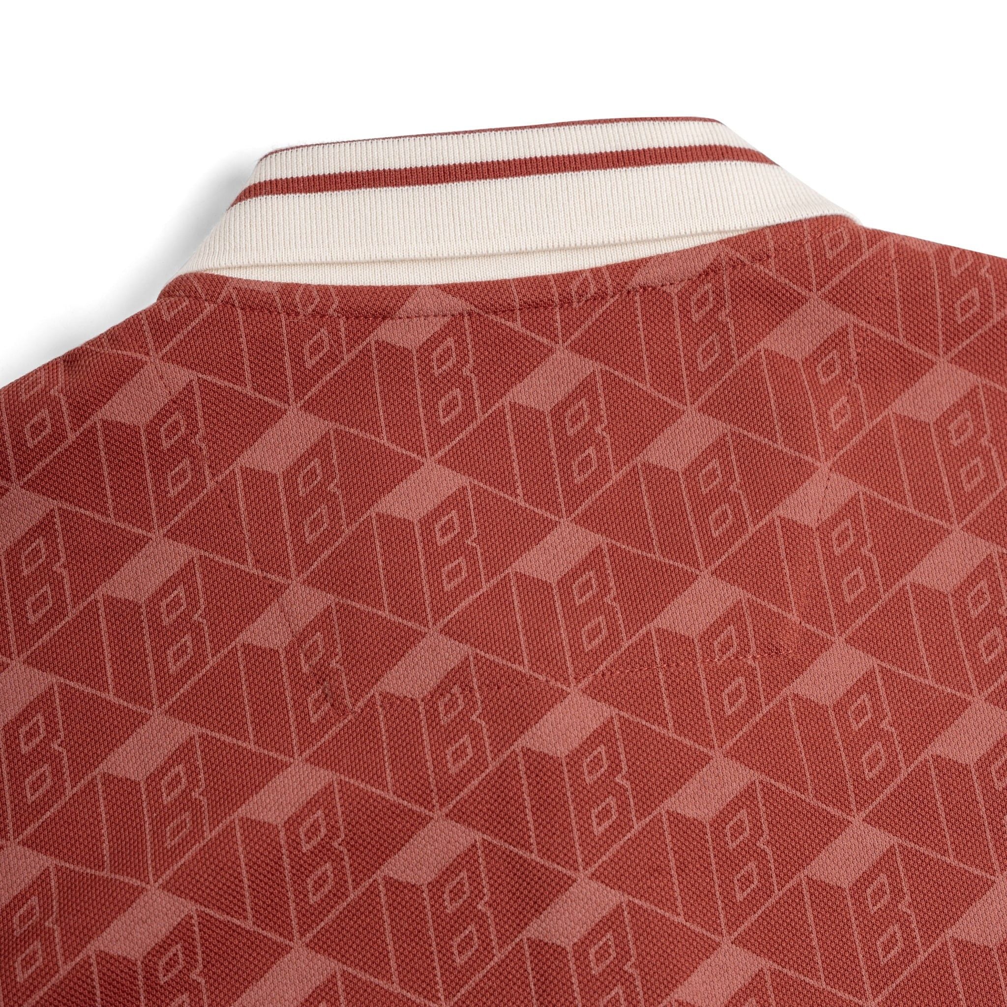 Áo Thun Polo By Cotton Pique 2.0 Monogram - Cam Gạch