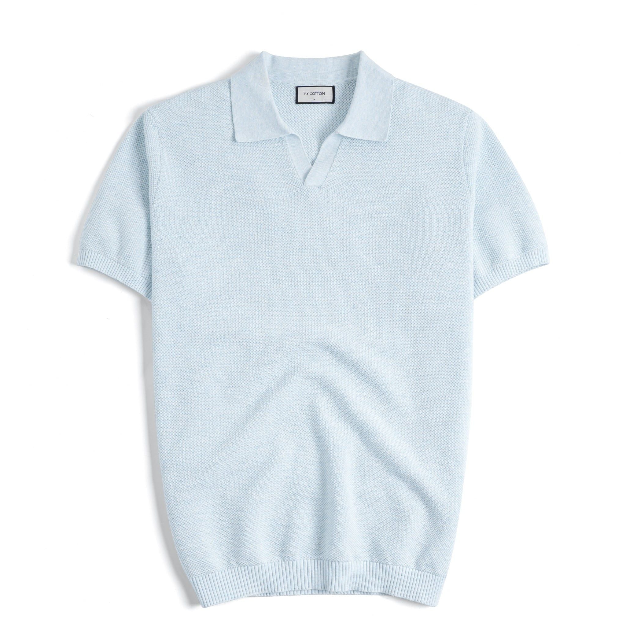 Áo Polo Nam Dệt Kim By Cotton Melange