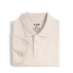 Áo Thun Polo By Cotton Basic Pique 2.0 - Be Nhạt