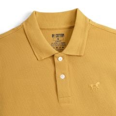Áo Thun Polo By Cotton Basic Pique 2.0 - Vàng Đậm