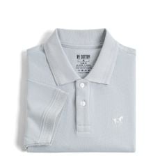 Áo Thun Polo By Cotton Basic Pique 2.0 - Xanh Nhạt