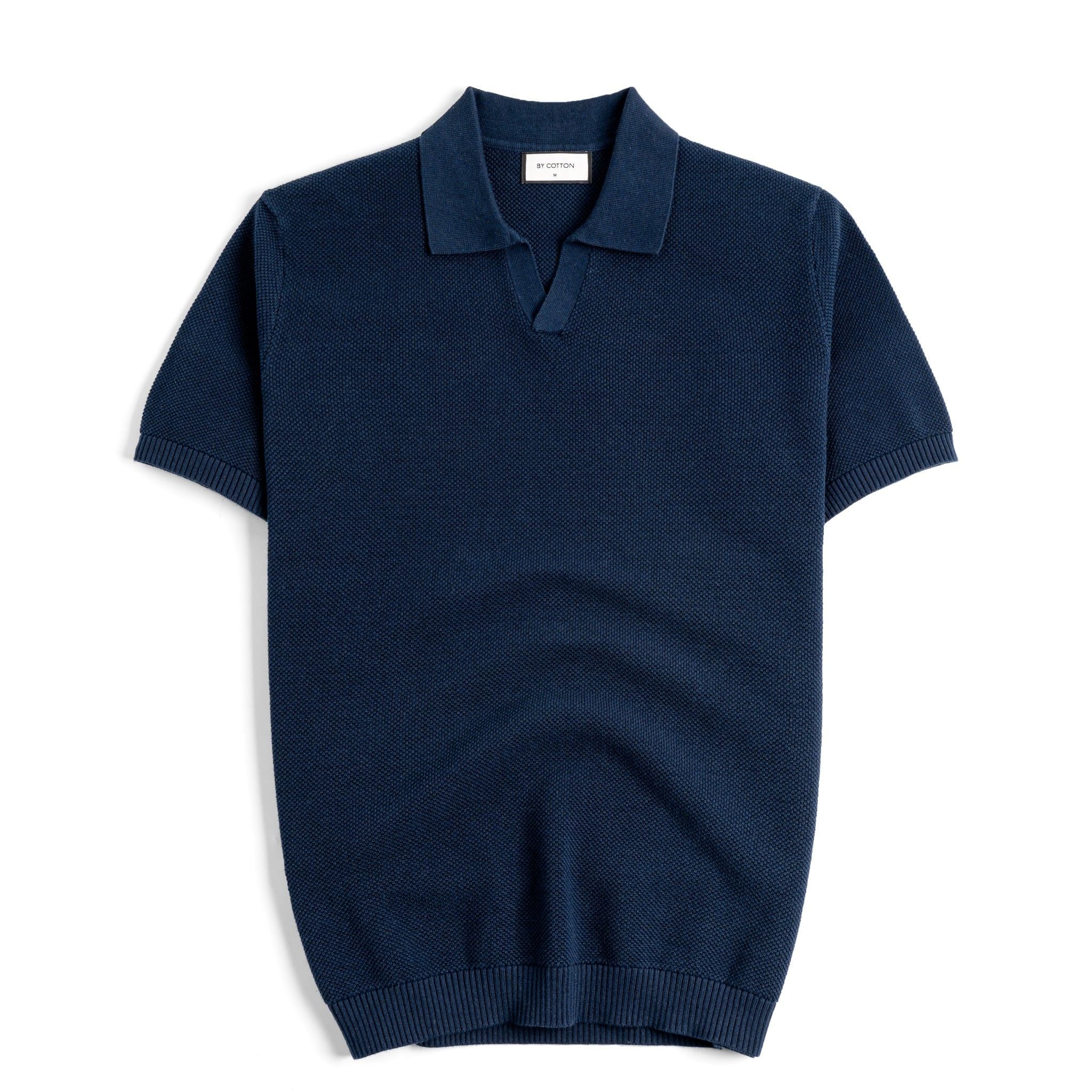 Áo Polo Nam Dệt Kim By Cotton Melange