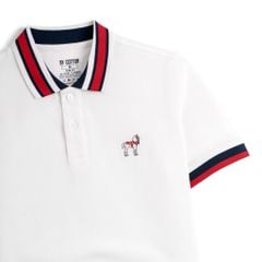 Áo Thun Polo By Cotton Pique 2.0 Thêu Logo Phối Bo