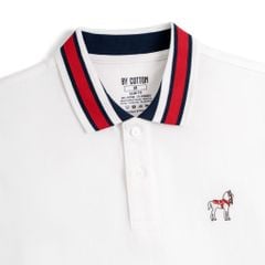 Áo Thun Polo By Cotton Pique 2.0 Thêu Logo Phối Bo