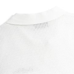 Áo Polo Dệt Kim Mesh Thêu Sporty Club Viền Vai