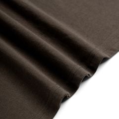 Áo Thun Cổ Tròn By Cotton Slimfit Thêu - Nâu Đậm