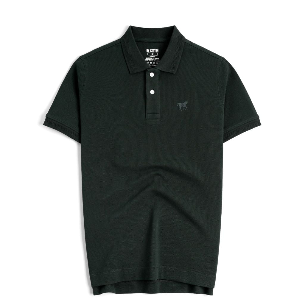 Áo Thun Polo By Cotton Basic Pique 2.0 - Xanh Rêu