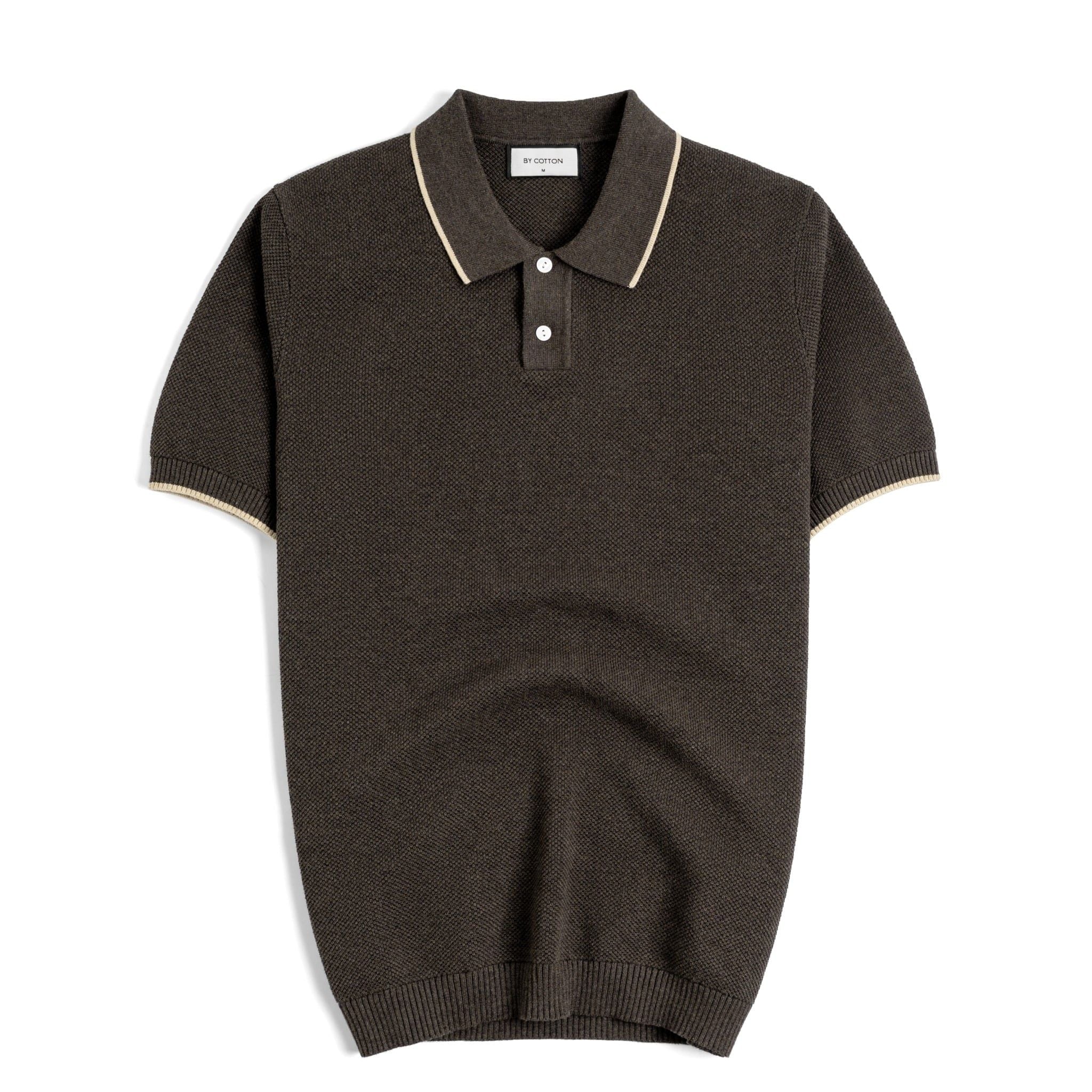 Áo Polo Nam Dệt Kim By Cotton Melange SS2