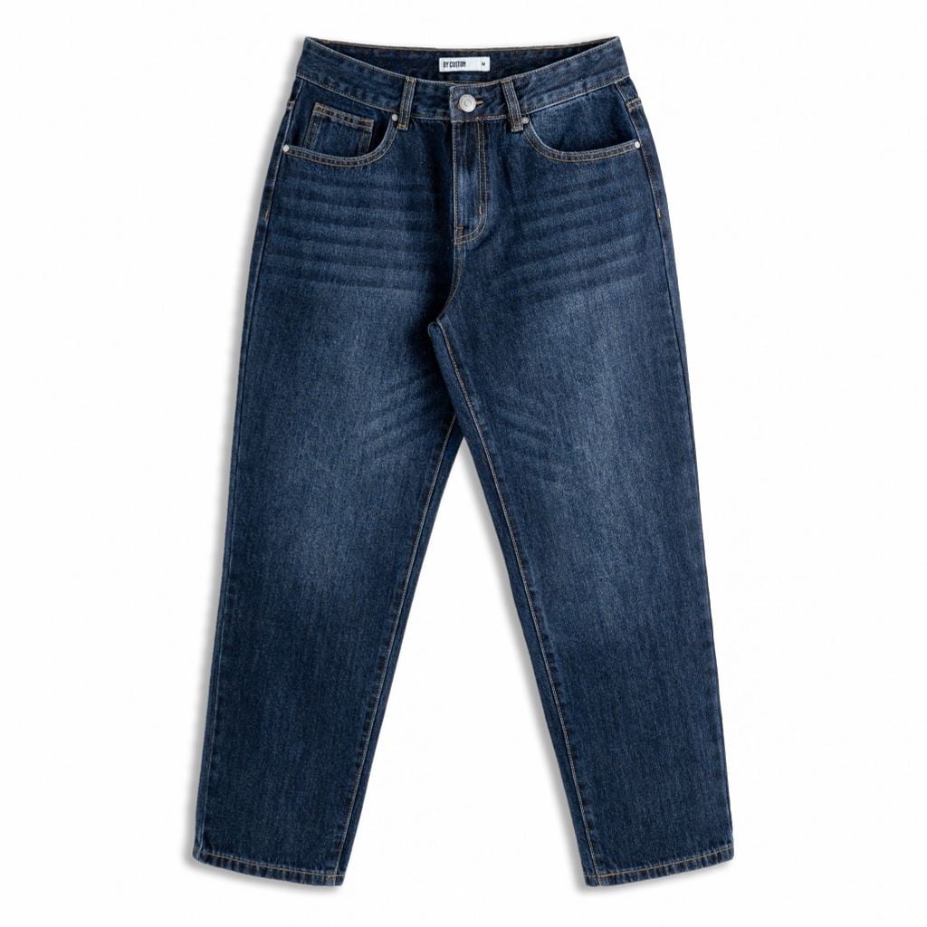 Quần Jeans Dài By Cotton - Carrot Fit SS1 Indigo