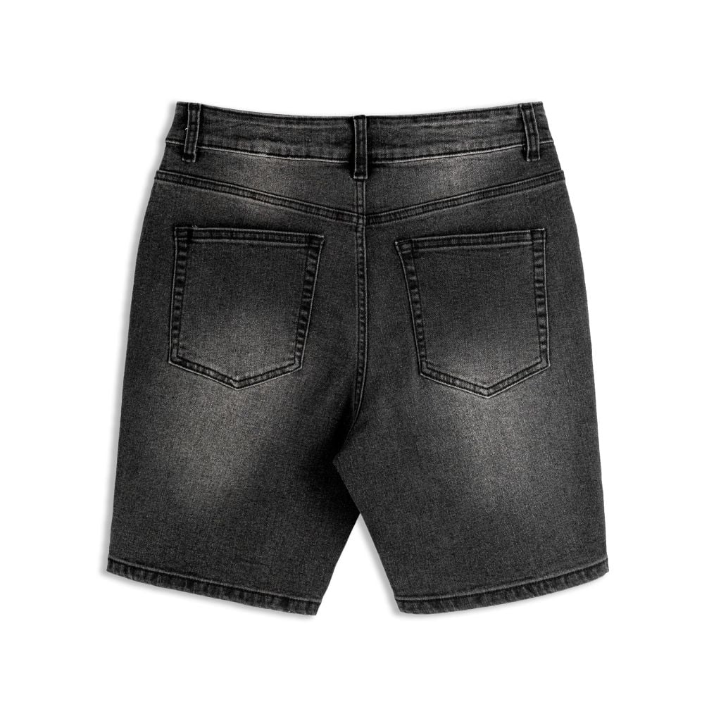 Quần Short Jeans By Cotton Xám Đậm