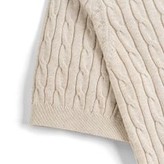 Áo Polo Dệt Kim Cable Knit