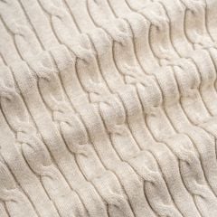 Áo Polo Dệt Kim Cable Knit