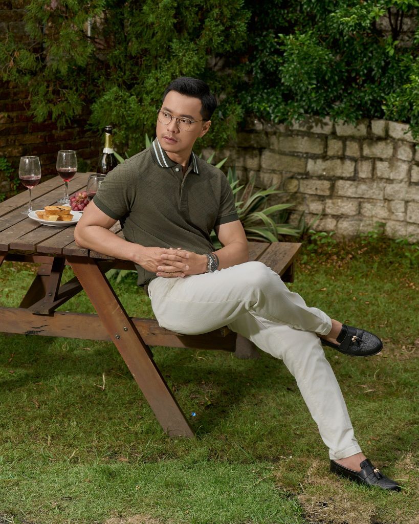 Áo Thun Polo Pique 2.0 - Monogram Dark Green 2025