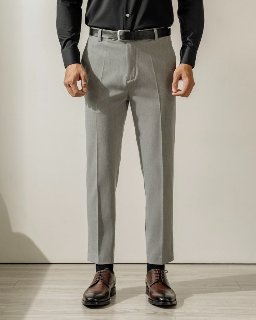 LIGHT GREY TROUSERS