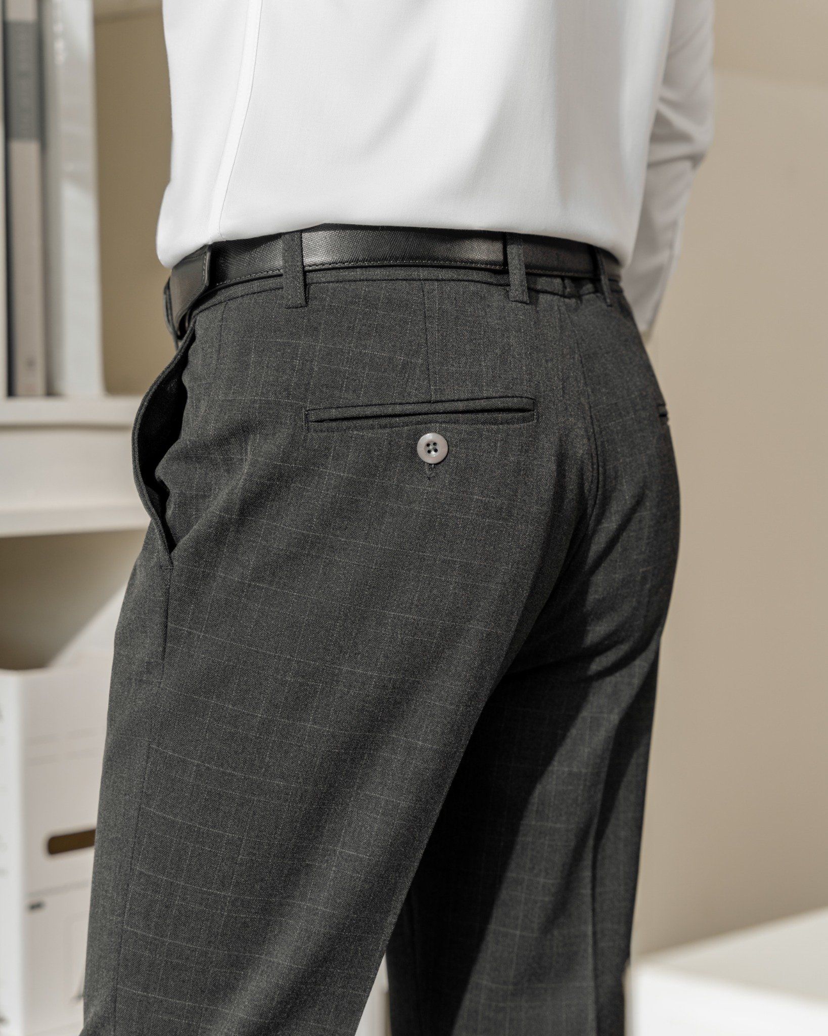 Trousers Slimfit Caro Dark Grey