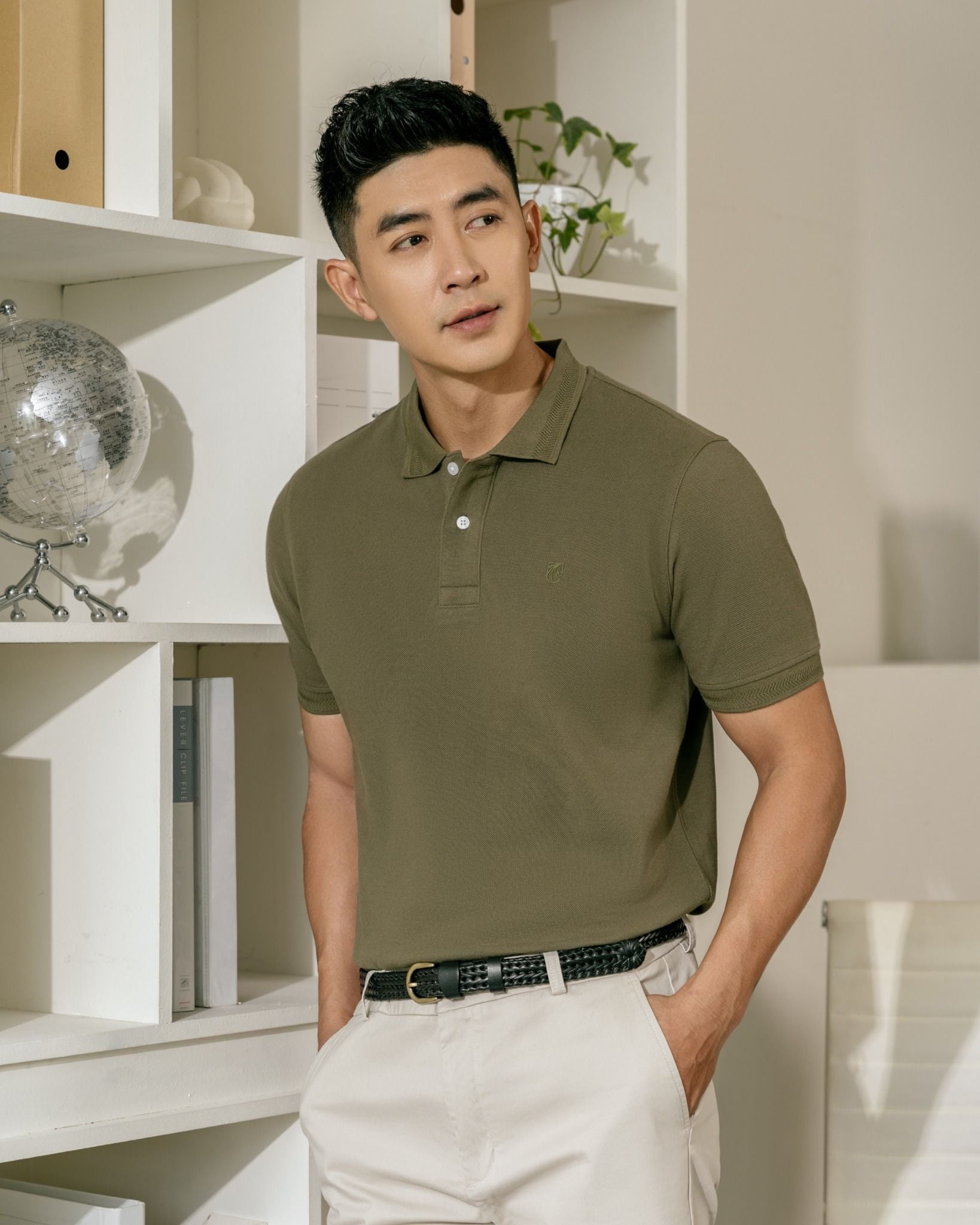 Áo Thun Polo Basic Pique 2.0 - Dark Green