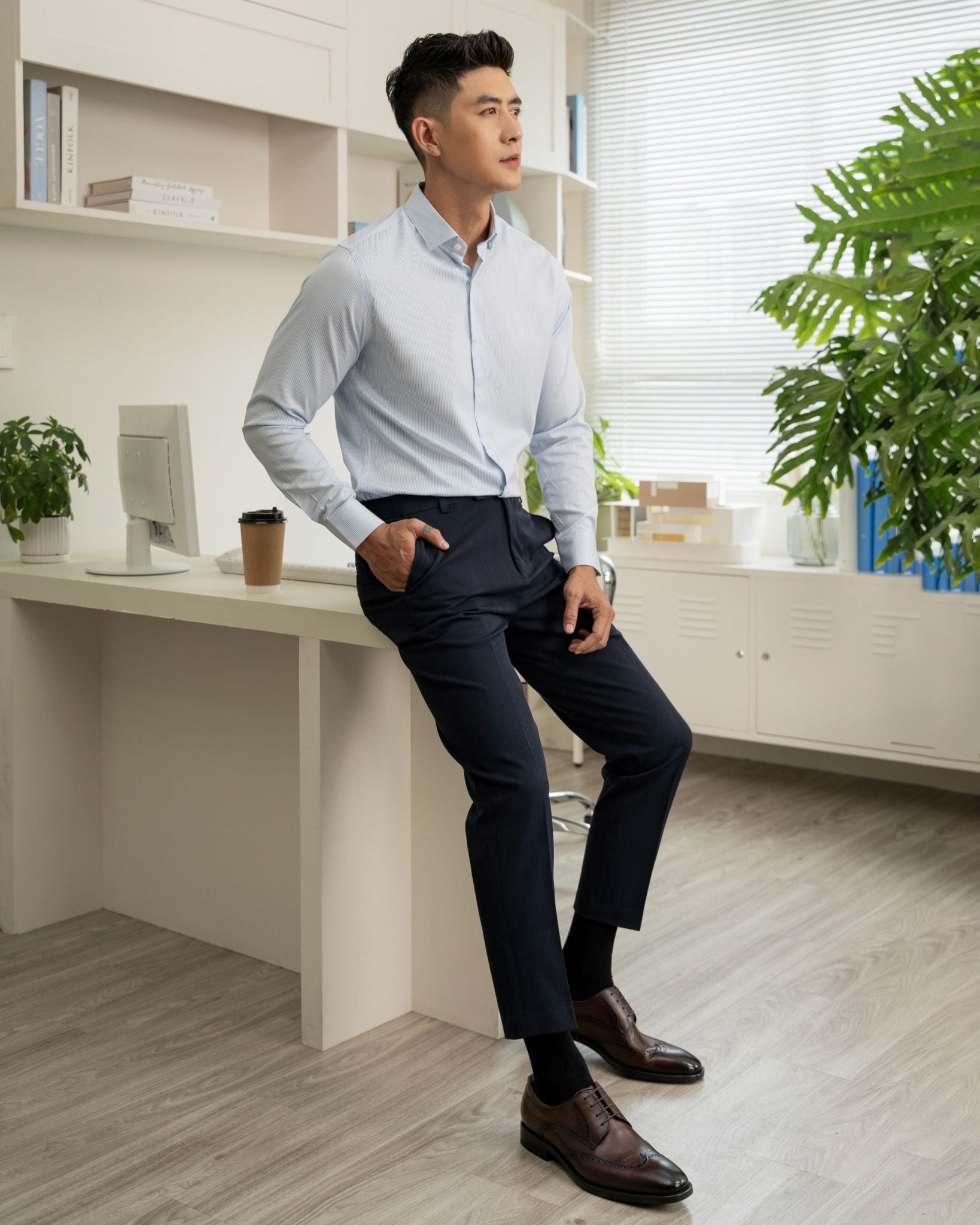 Trousers Slimfit Navy