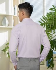 Áo Sơ Mi Công Sở Nam Bamboo Cotton Tím